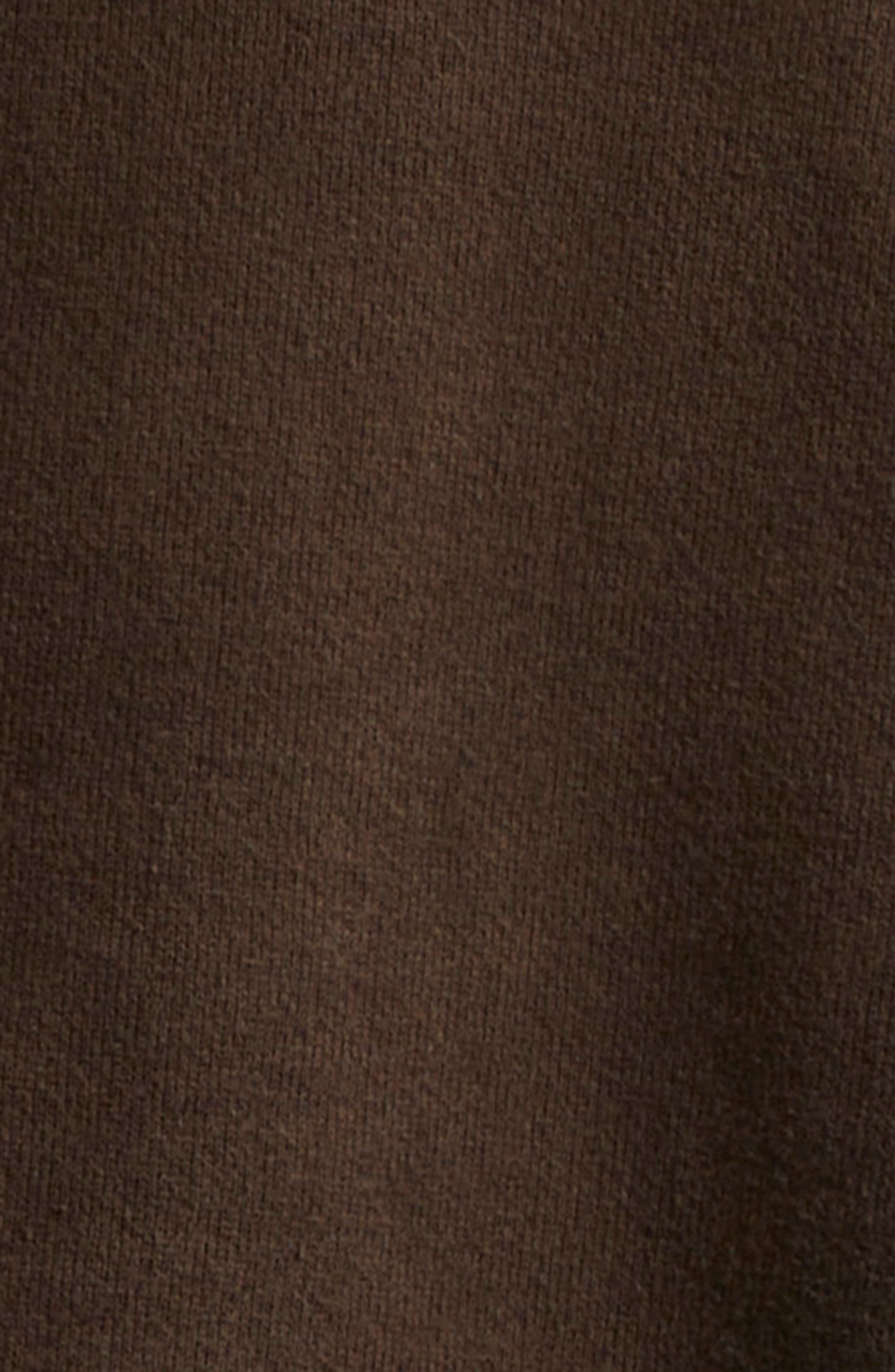 VISVIM Amplus Cotton Fleece Hoodie in Dark Mud at Nordstrom - 7