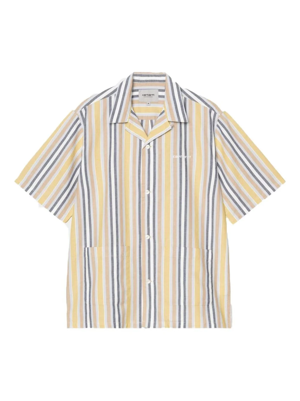stripe short-sleeve shirt - 1