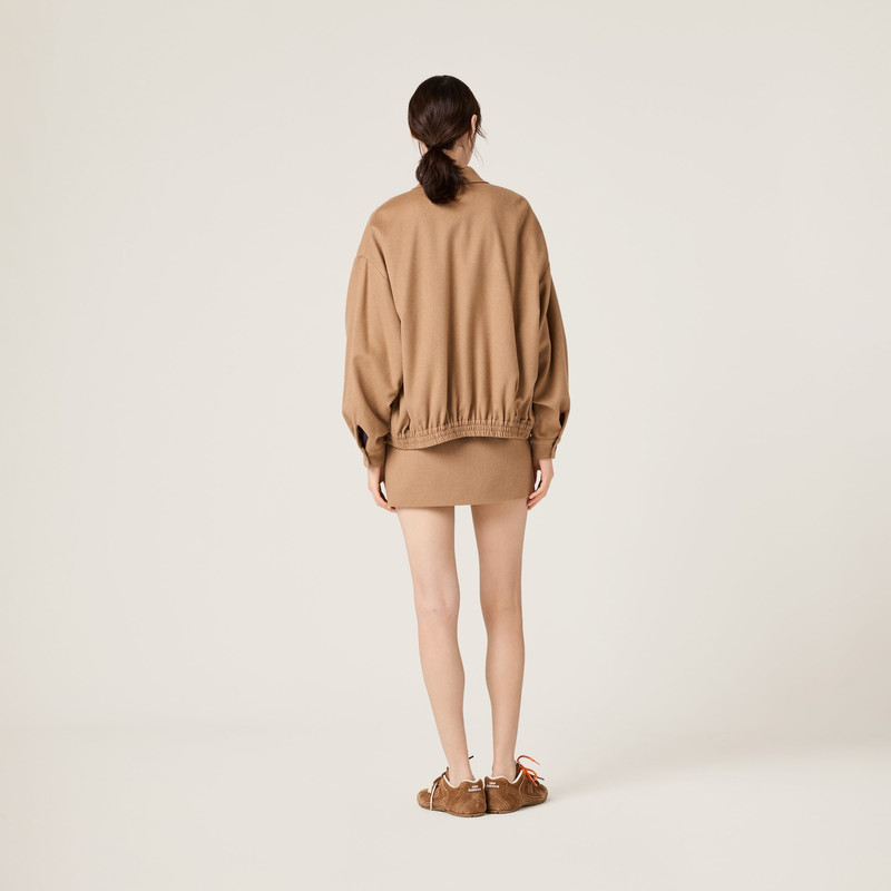 Camel-hair miniskirt 3