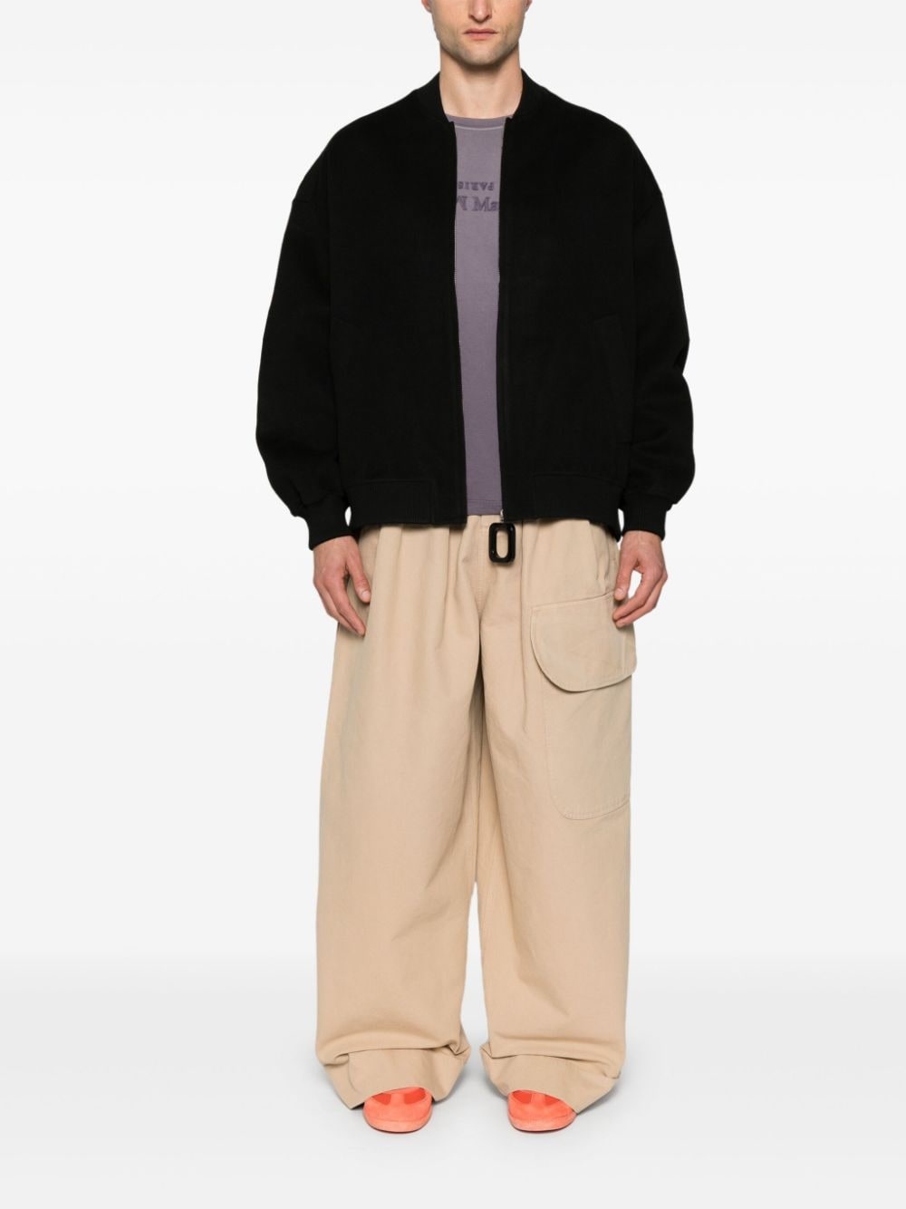 felted wool bomber jacket - 2