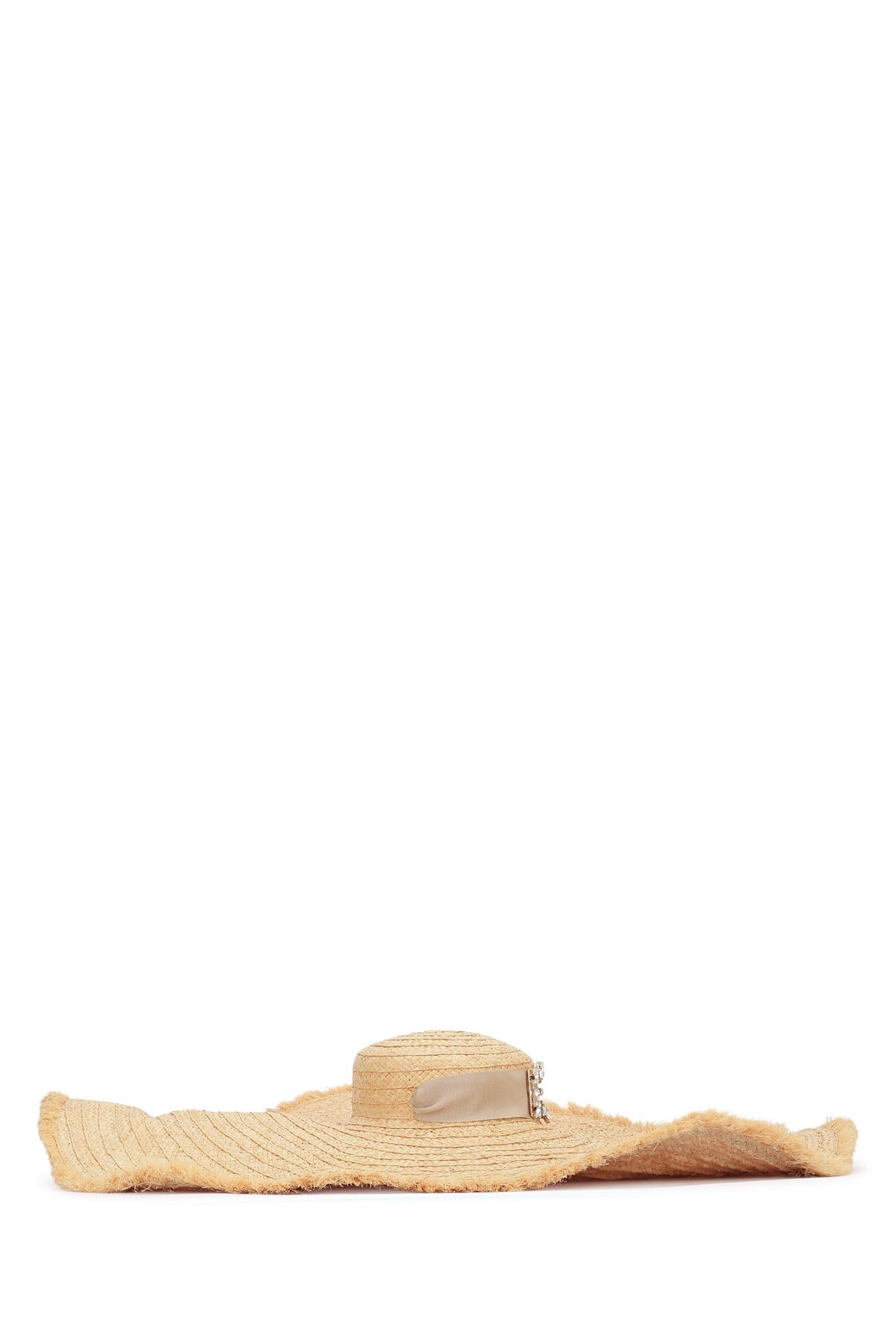 Roger Vivier Women Rv Broche Extra Rafia Hat - 2