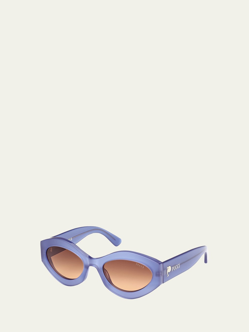 PUCCI EP0227W Cat-Eye Acetate Sunglasses outlook