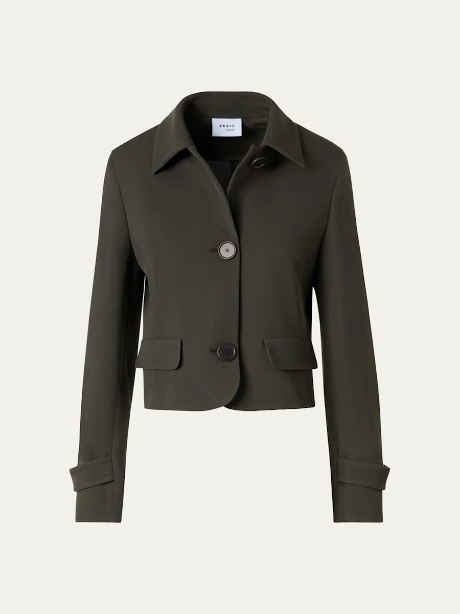 Button-Down Wool Jacket - 1