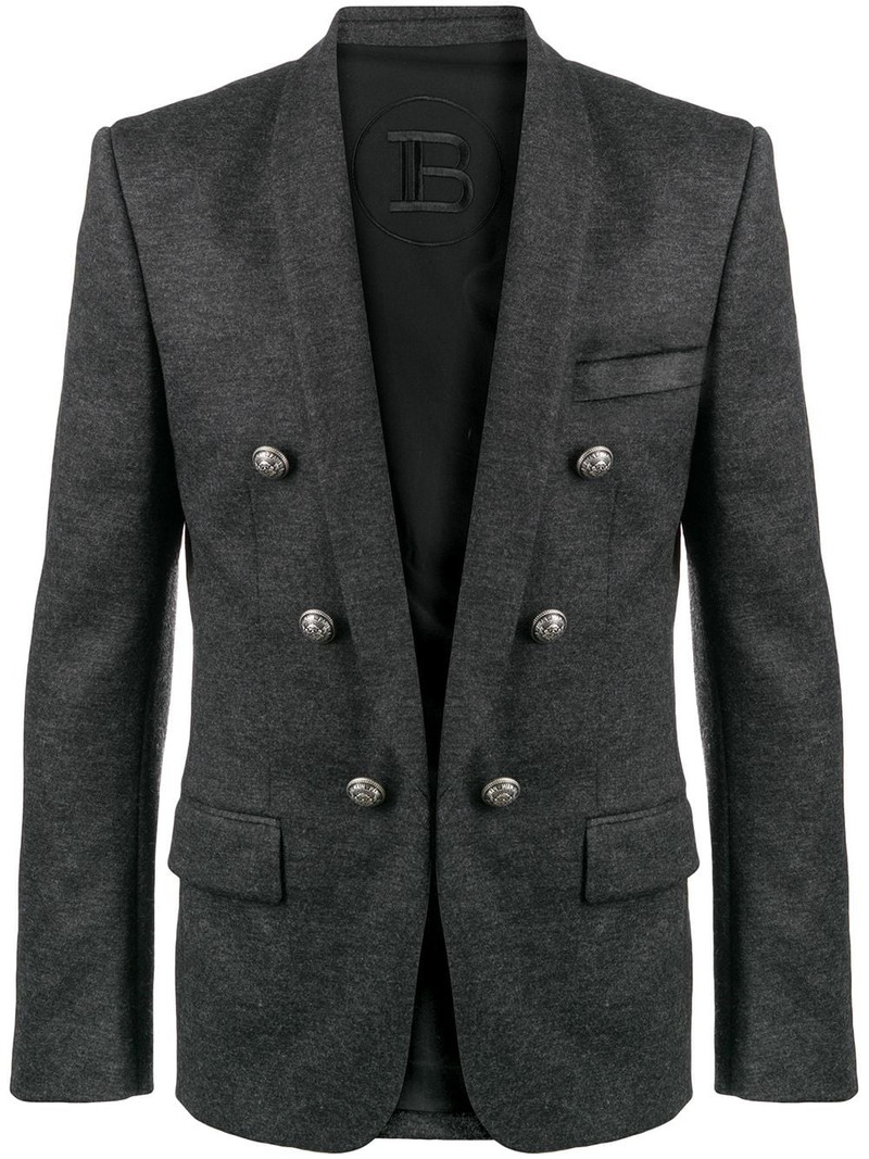 decorative button blazer 1