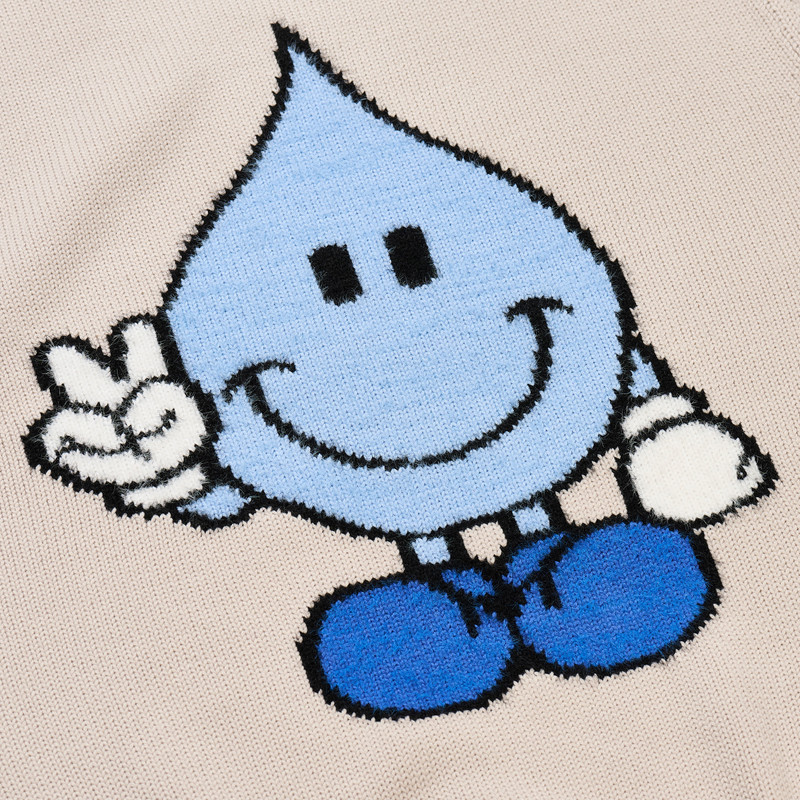 PALACE WORLD INDUSTRIES KNIT OFF WHITE 3