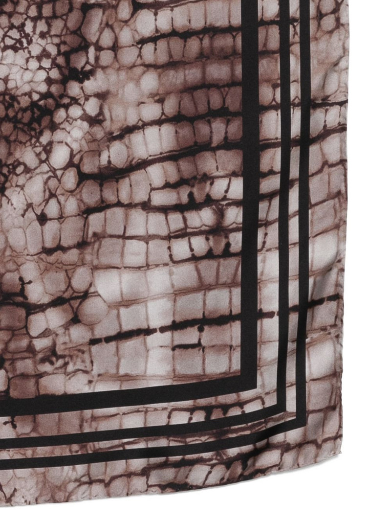 ELISABETTA FRANCHI patterned scarf outlook