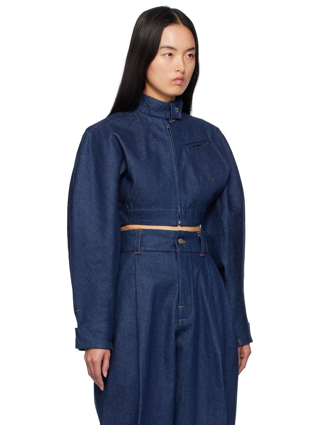 Navy La Casa 'The Cabrio denim de-Nîmes' Denim Jacket - 2