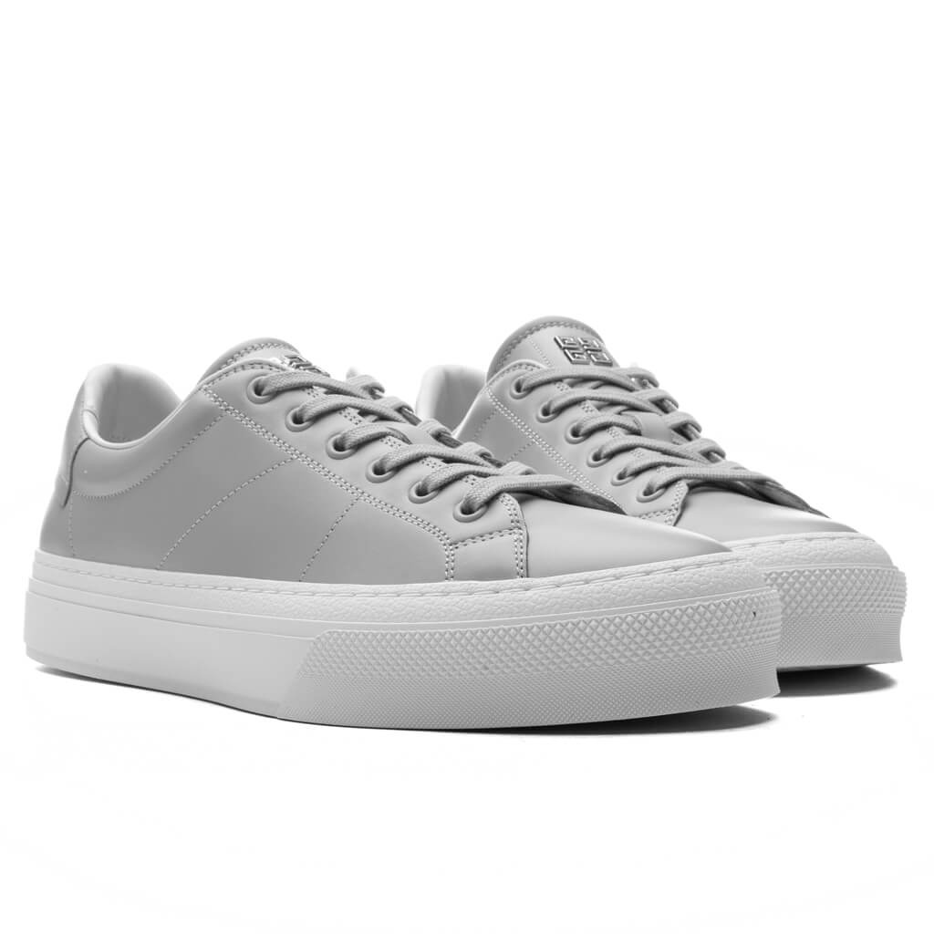 CITY SPORT SNEAKERS IN LEATHER  - LIGHT GREY - 2