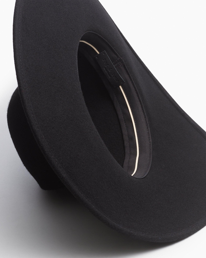 rag & bone Clara Felted Wool Fedora outlook