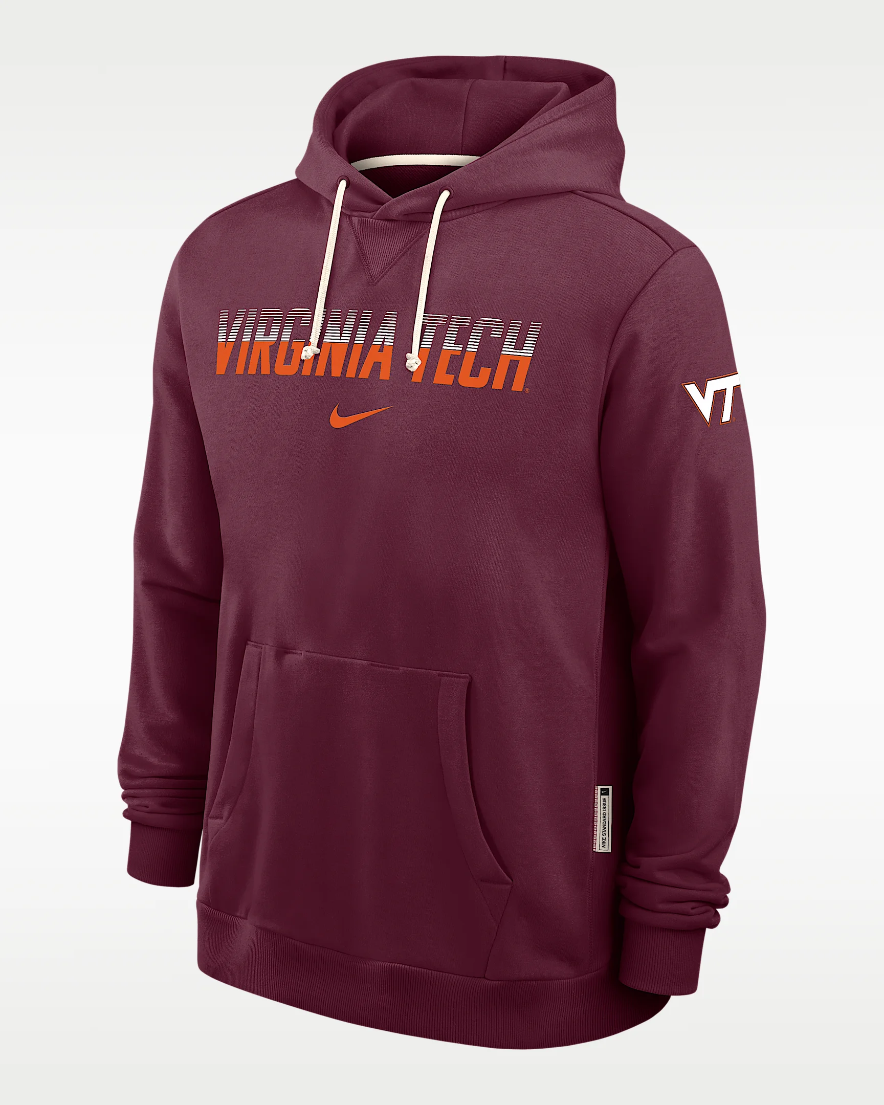 Nike Sideline (Virginia Tech) Men's Dri-FIT Sleeveless Pullover Hoodie - 1