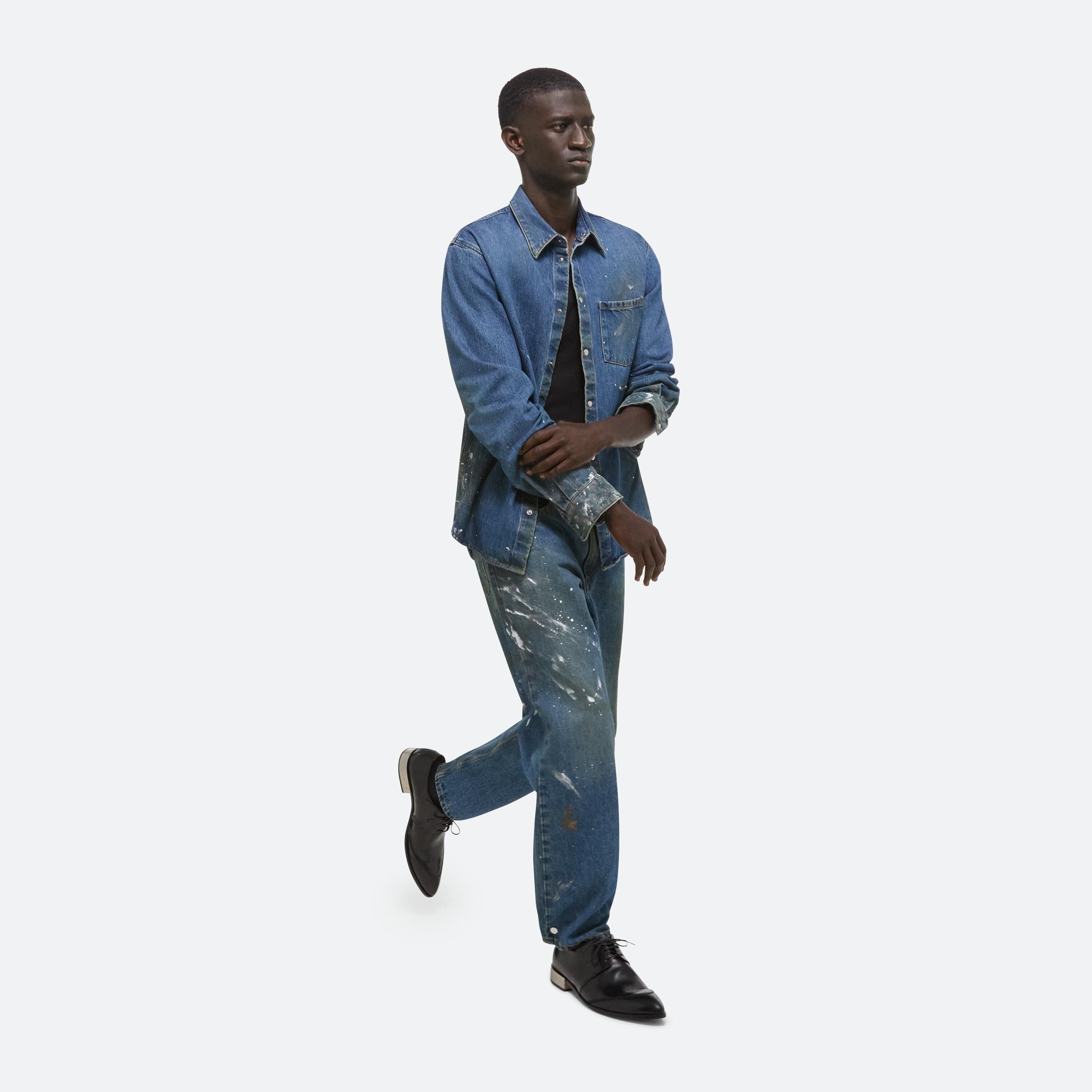 PAINTED DENIM SHIRT - 7
