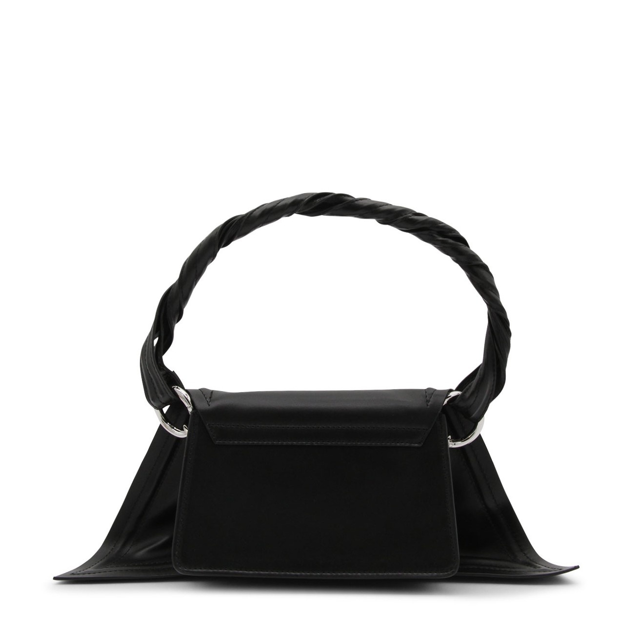 black leather shoulder bag - 3