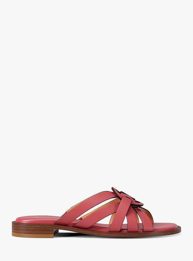 Erika Leather Slide Sandal - 1