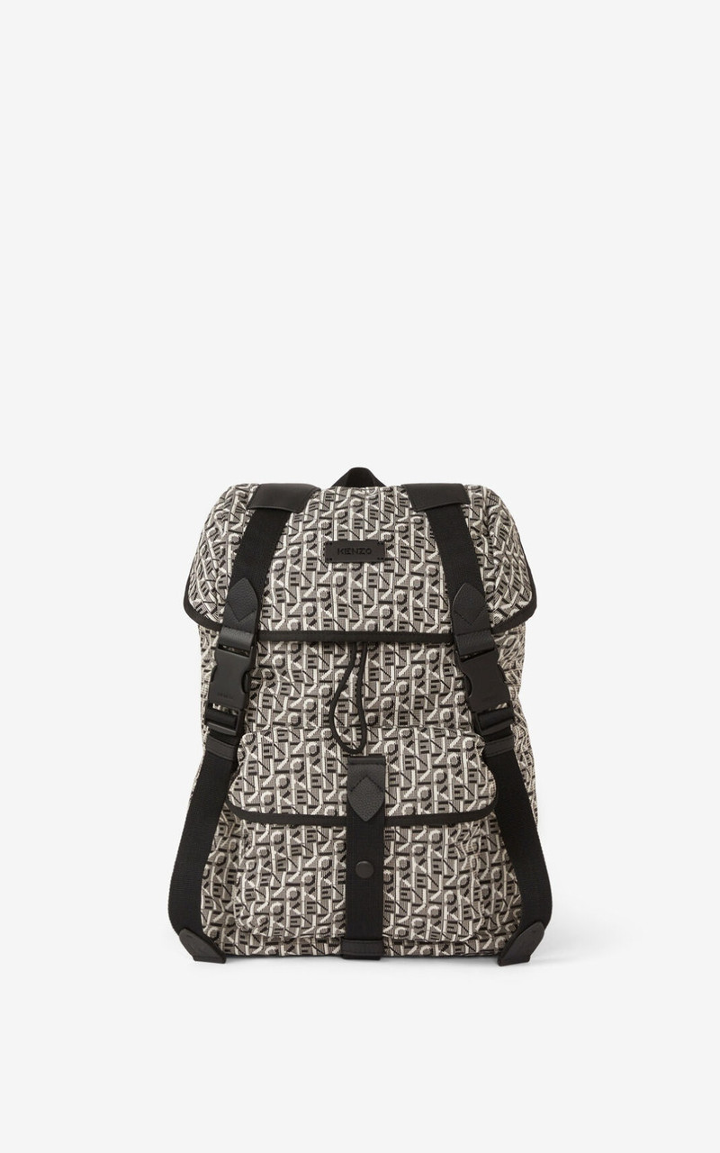 KENZO Courier jacquard rucksack outlook