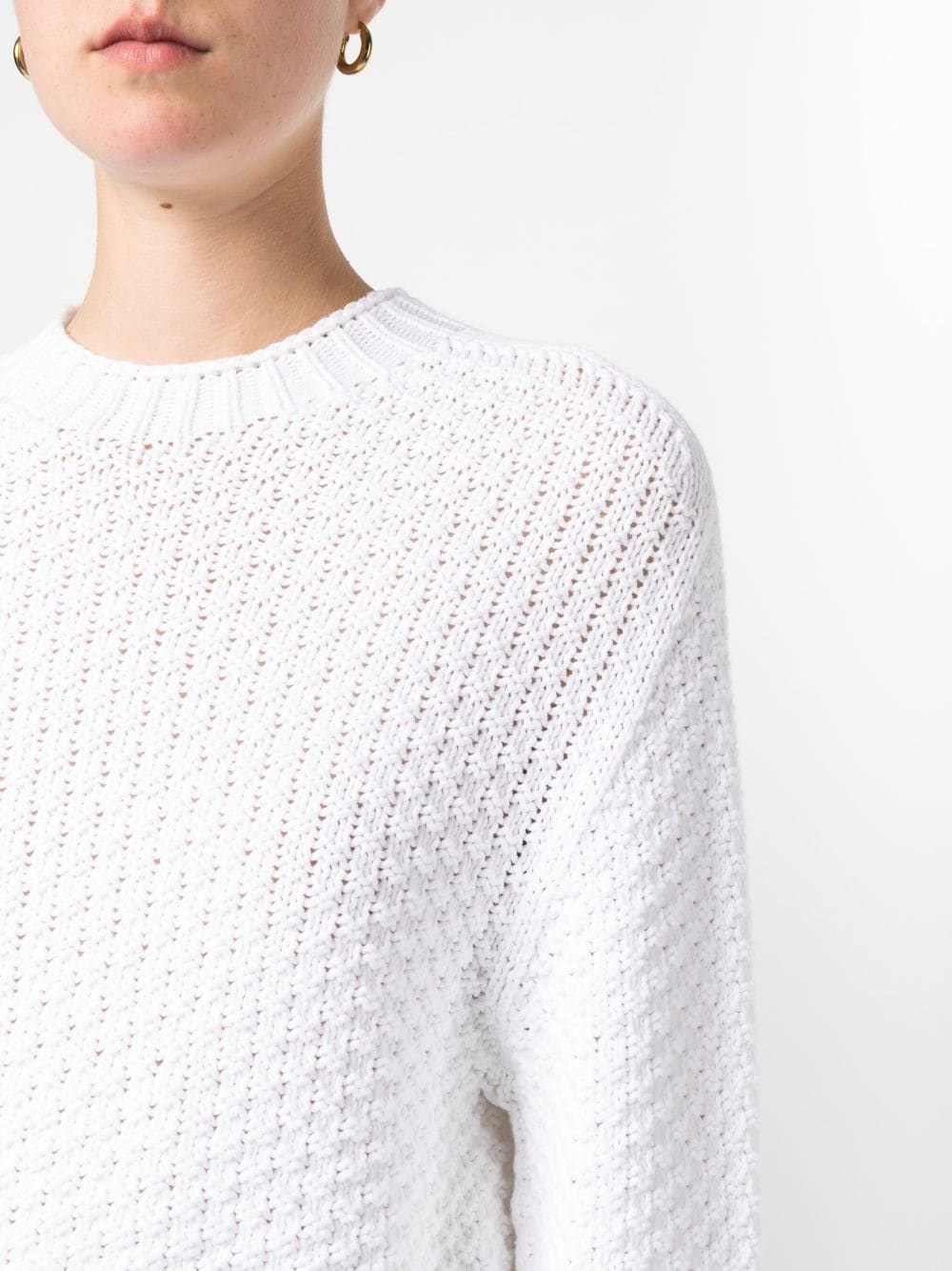 boxy-fit knitted jumper - 5