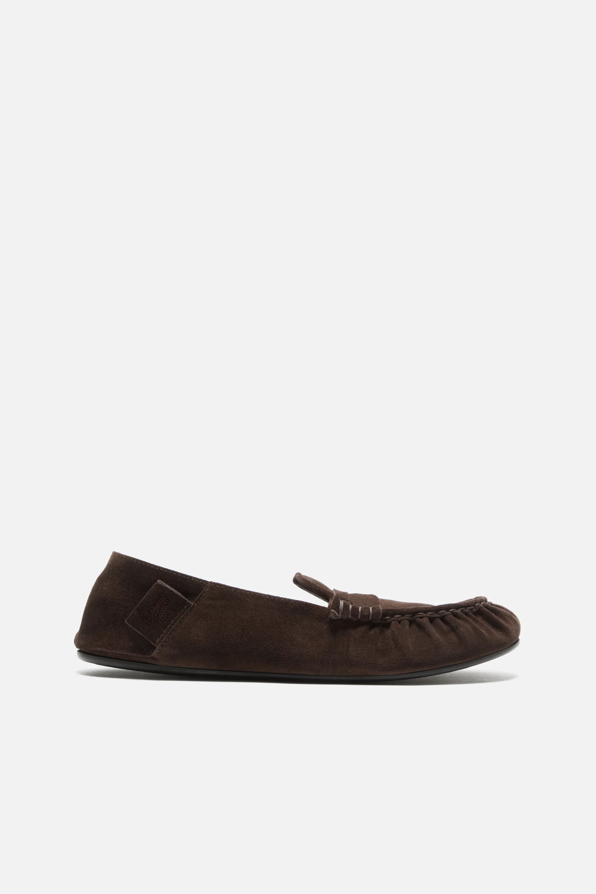 Suede saddle loafers - Brown - 1