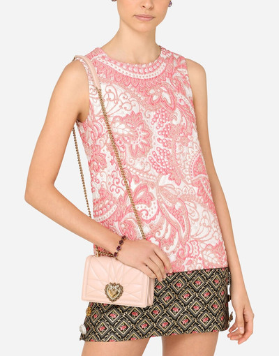 Dolce & Gabbana Small Devotion crossbody bag in quilted nappa leather outlook