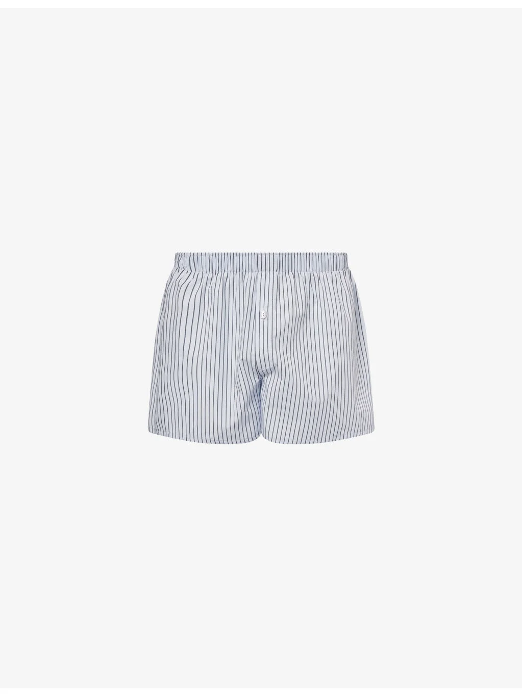 Fancy Relaxed-Fit Cotton Boxer Shorts - 1