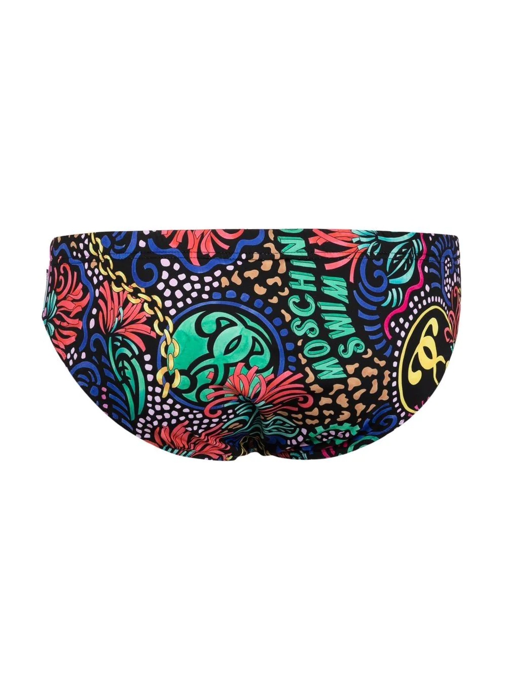 Double Question logo swimming trunks - 2