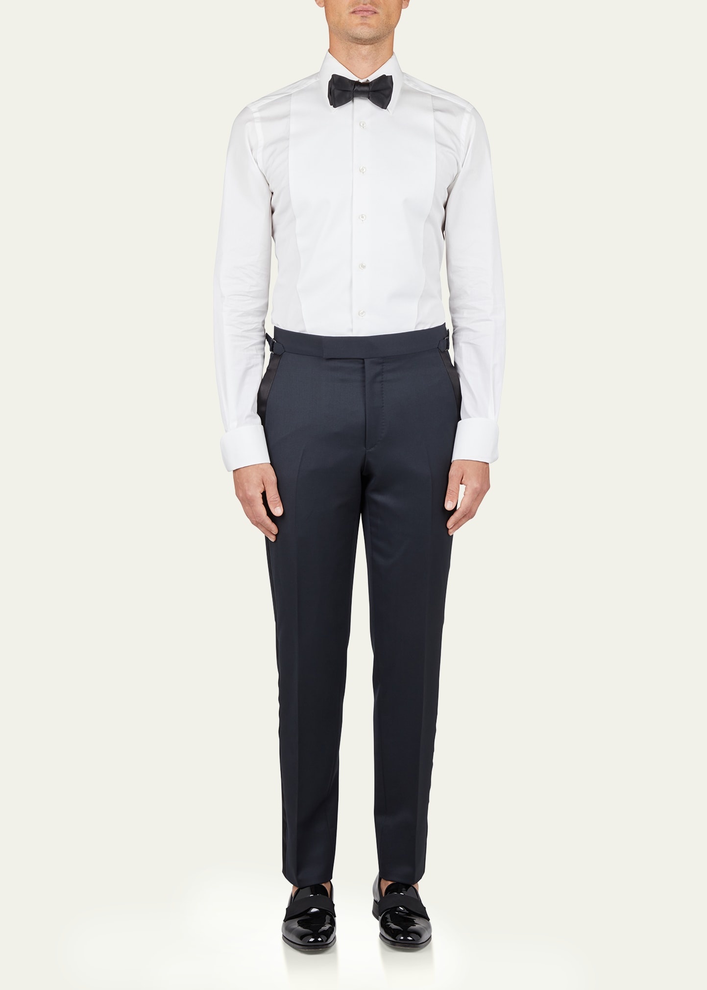 Men's JB Bib-Front Tuxedo Shirt - 1