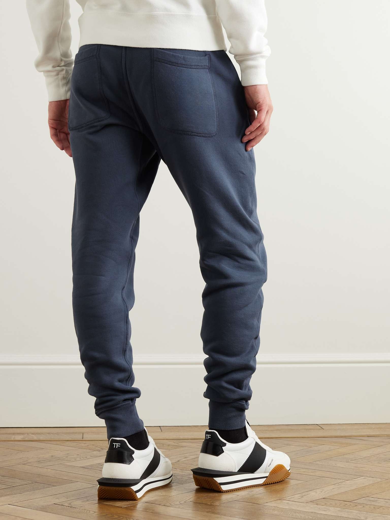 Tapered Garment-Dyed Cotton-Jersey Sweatpants - 3