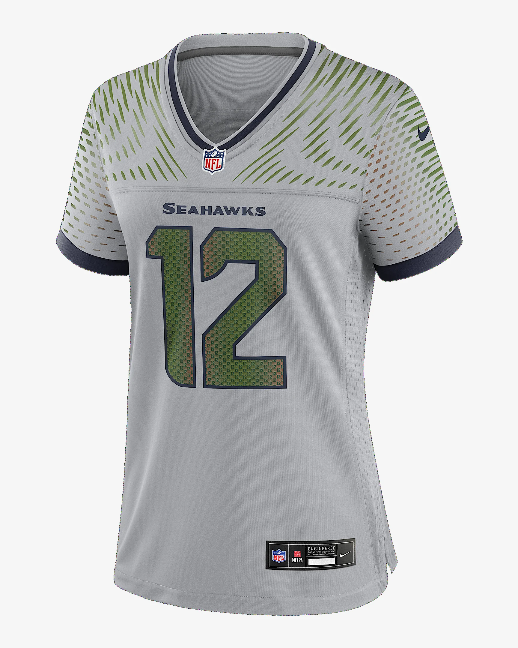12s Seattle Seahawks Rivalries Collection Women’s Nike NFL Game Jersey - 1