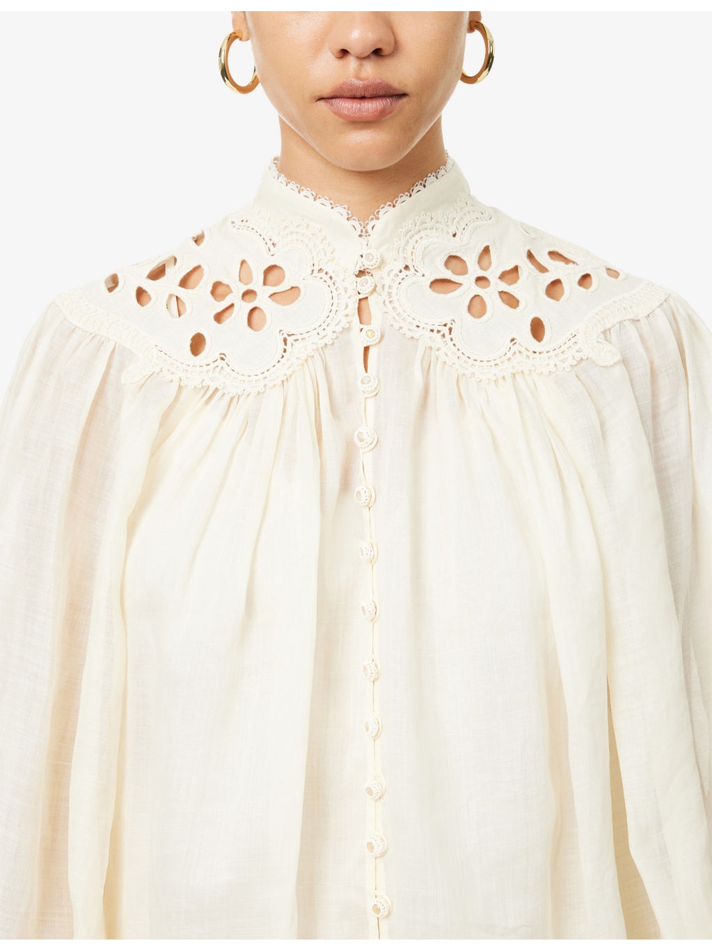 Coco Embroidered Woven Blouse - 5