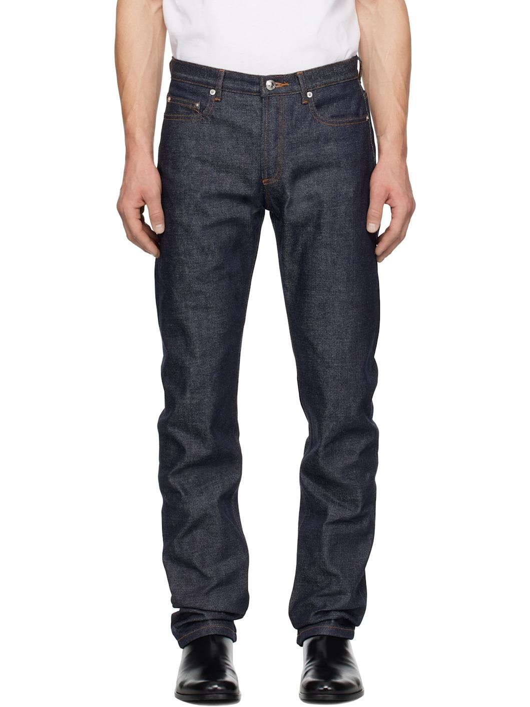 Navy New Standard Jeans - 1