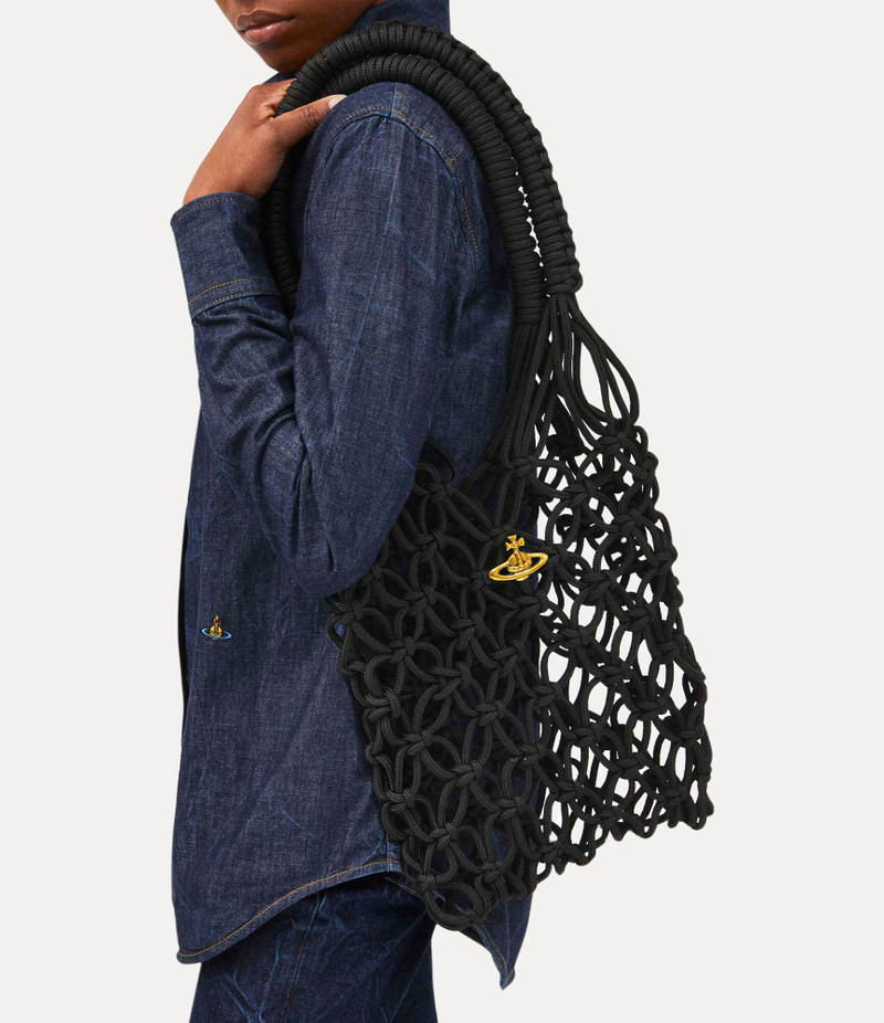LARGE MACRAME HANDBAG 4