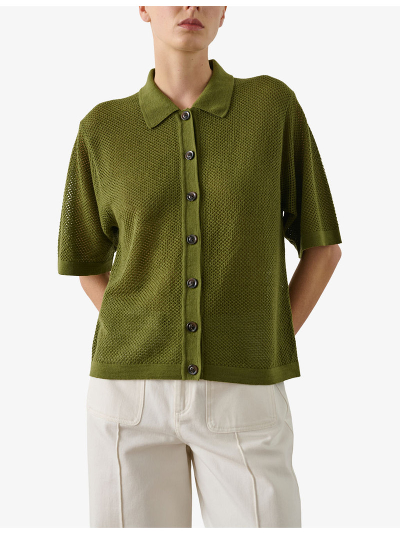 Davon Knitted Merino-Wool Top 3