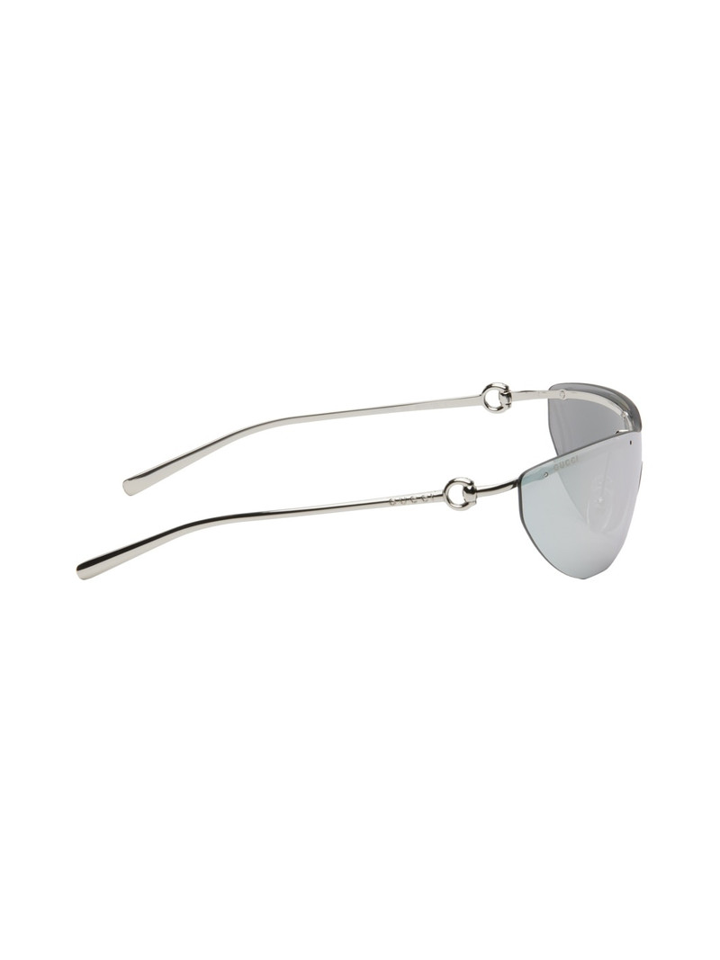 GUCCI Silver Rimless Sunglasses outlook