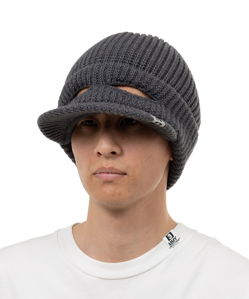 Masked Visor Knit Cap 11