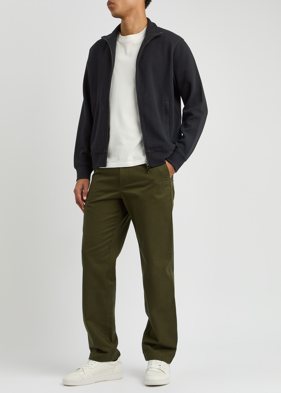 Emporio Armani Waffle-knit Jersey Jacket - 4
