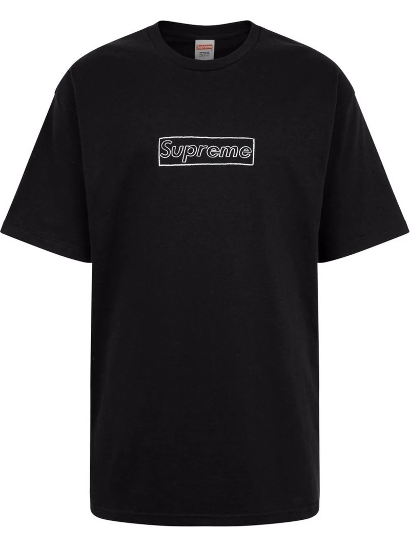 x KAWS chalk logo T-shirt 1