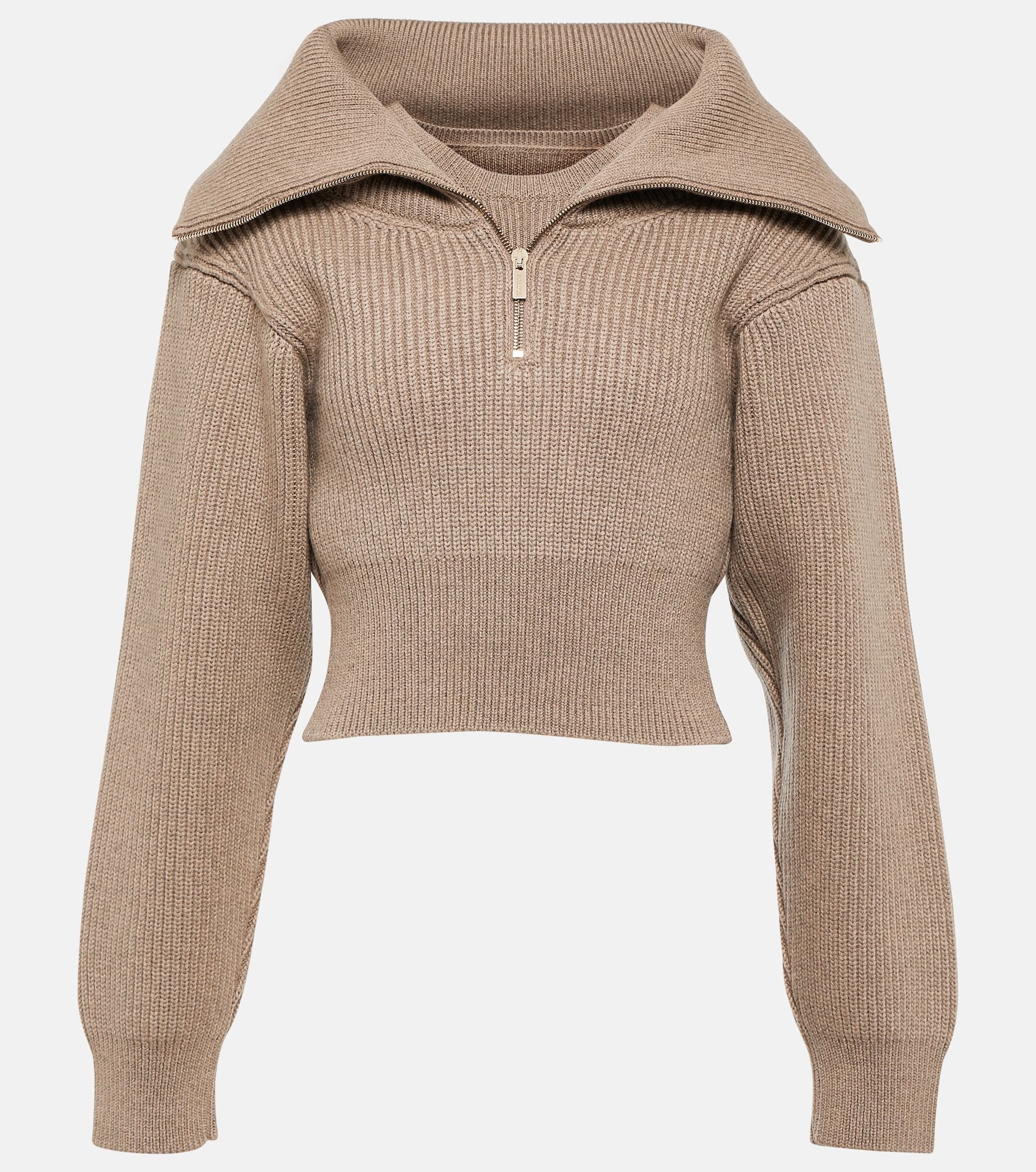 Le Maille Risoul cropped wool sweater - 1