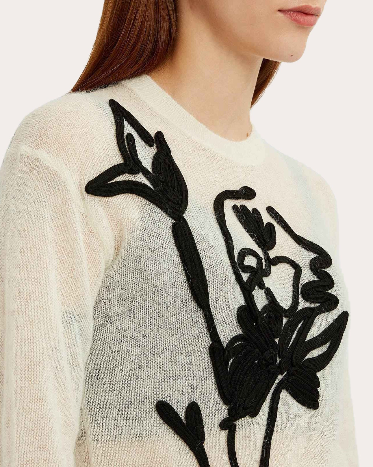 Wool-Blend Crewneck Sweater - 5