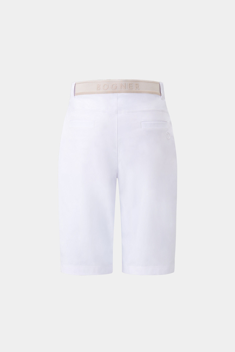Zina functional shorts in Off-White 8