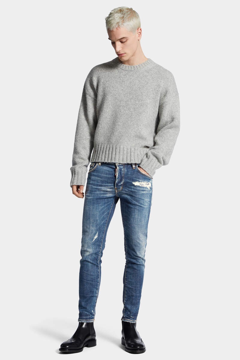 MEDIUM PERFECTO WASH SKATER JEANS - 3