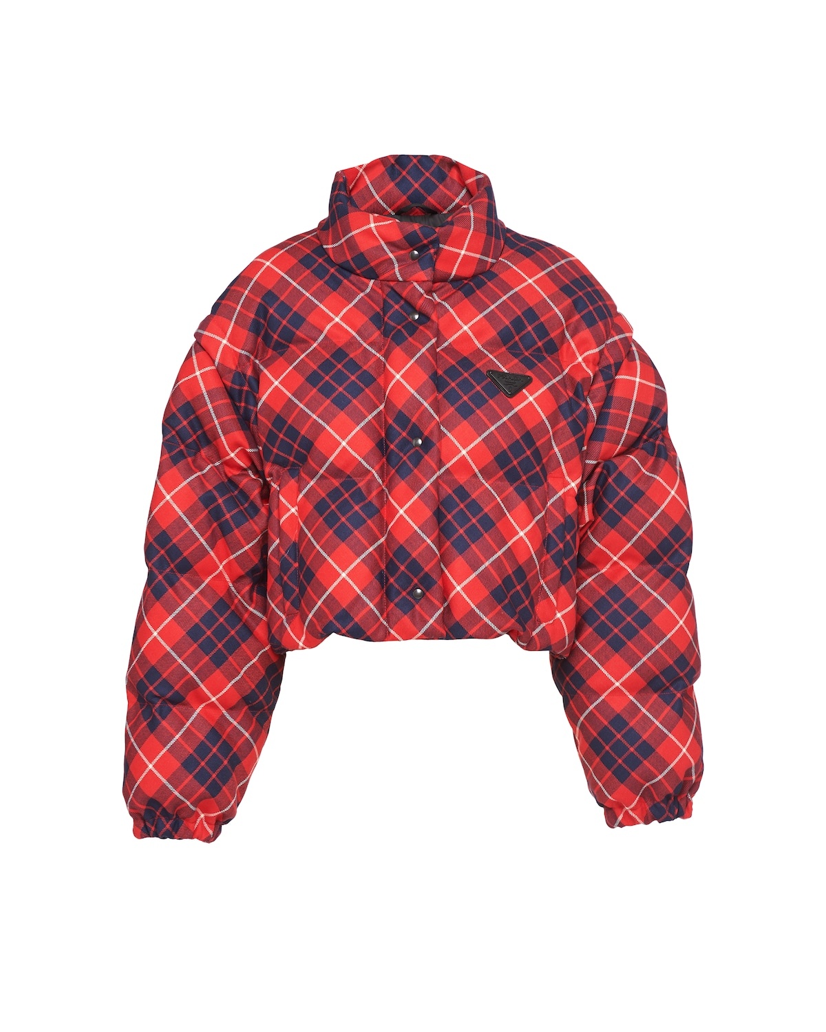 Plaid puffer jacket - 1