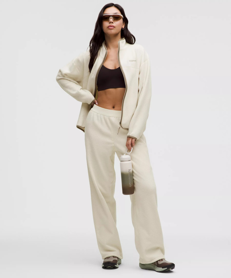 Tumbled Fleece Mid-Rise Relaxed-Fit Hiking Pant 1