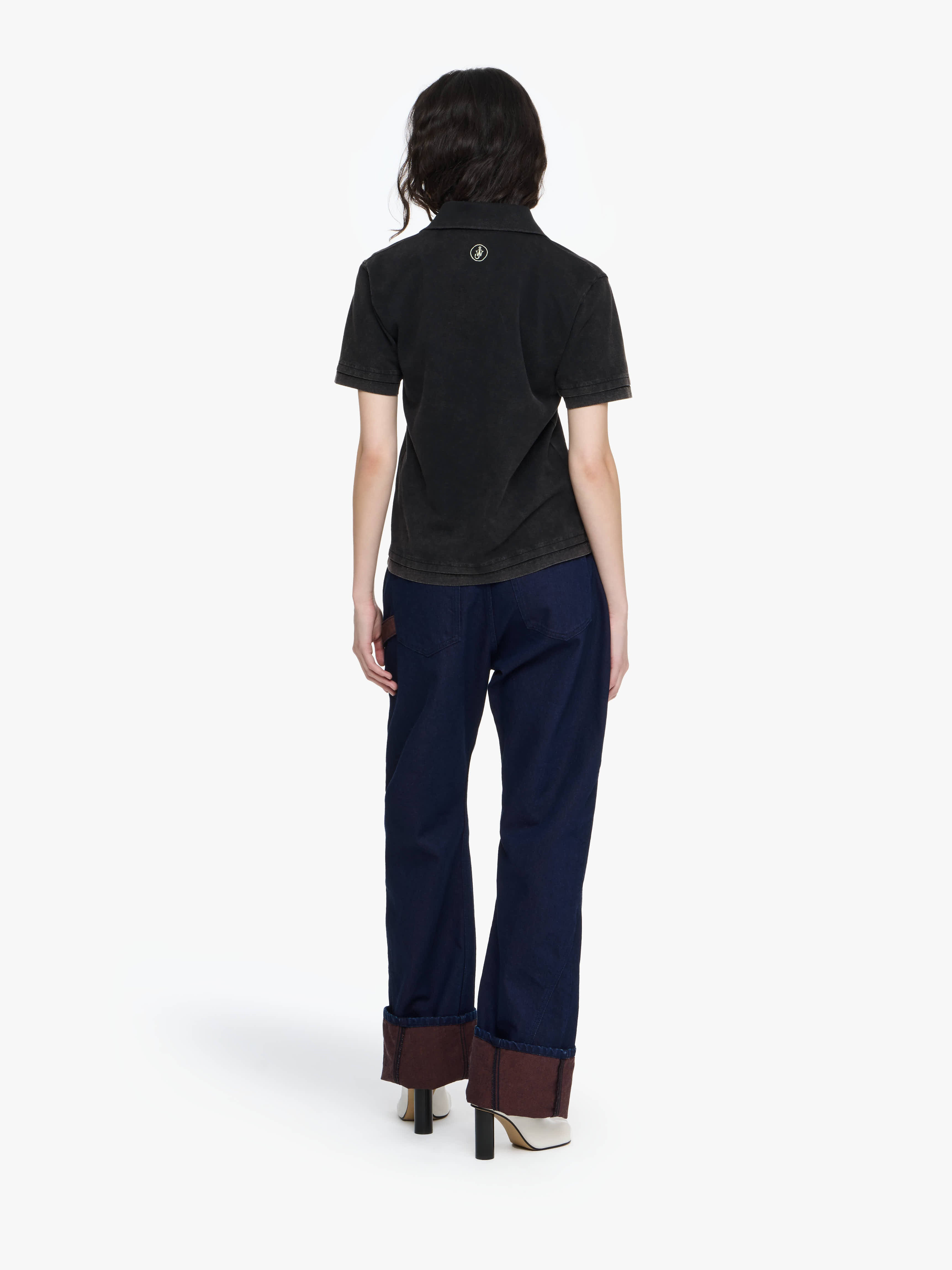 LAYERED SHORT SLEEVE POLO TOP - 3