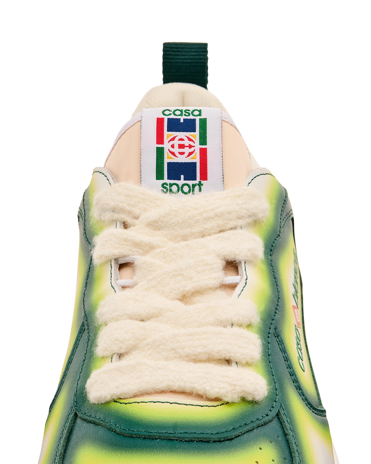 Women's Court Green Fade Sneaker | Casablanca Paris - 13