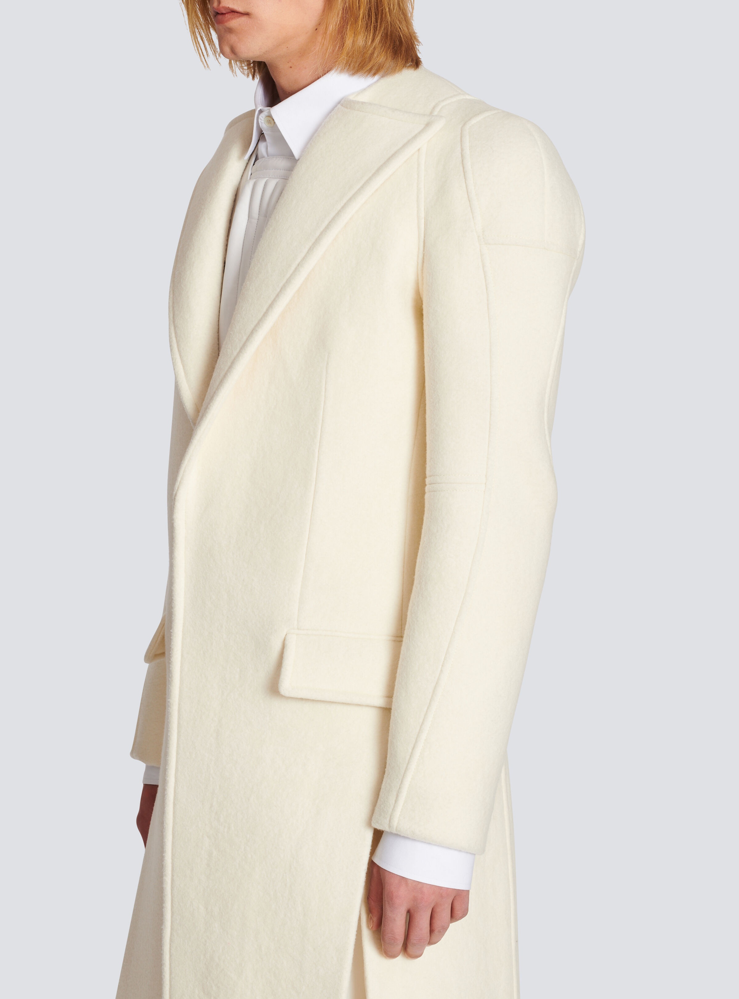 Long wool coat - 8