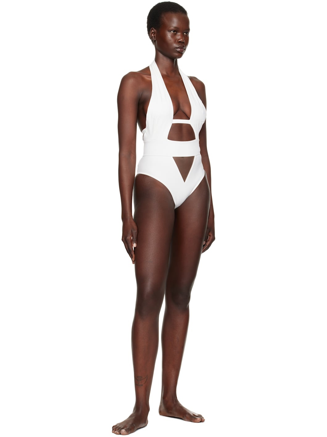 White Anja One-Piece Swimsuit - 4