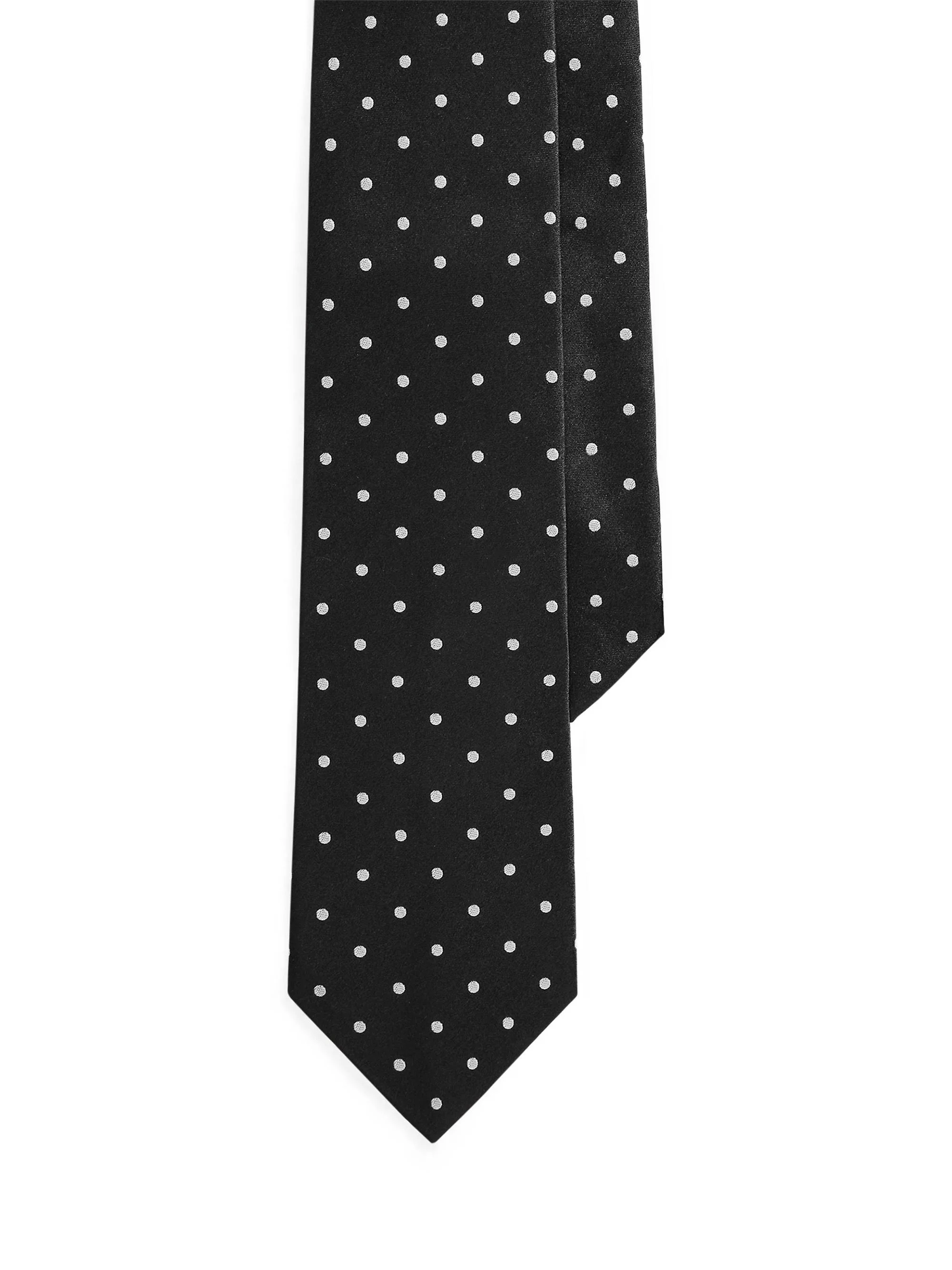 Men's Polka Dot Tie - Black - 1