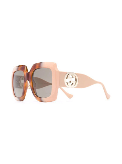 GUCCI oversized frame sunglasses outlook