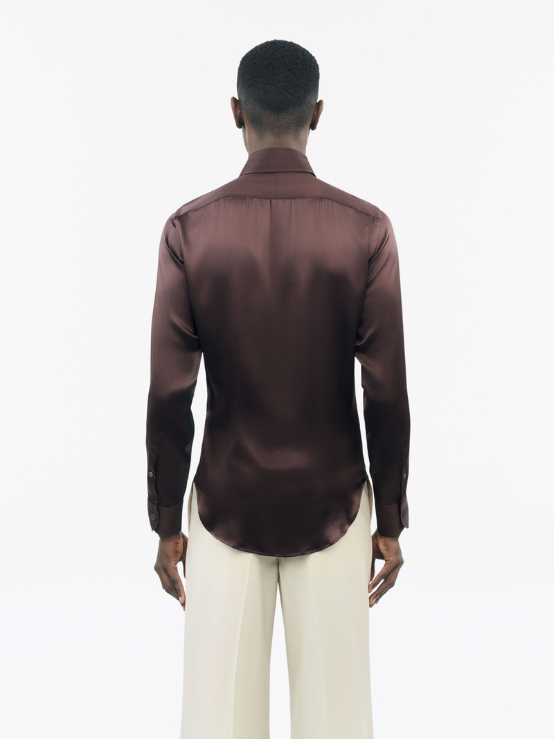 Alain Slim-fit Silk Shirt 4