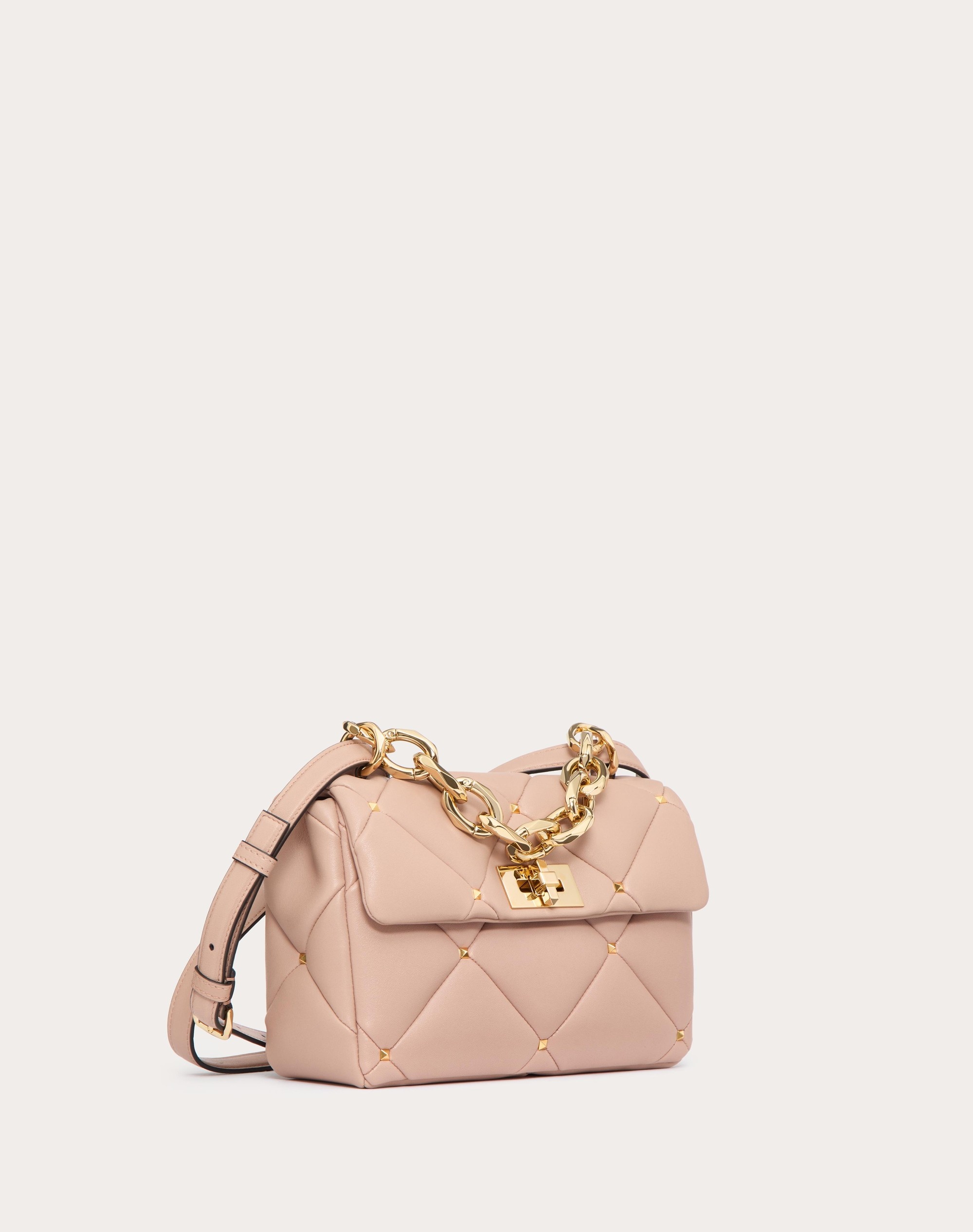 VALENTINO GARAVANI ROMAN STUD BAG IN NAPPA PATCHWORK - 2