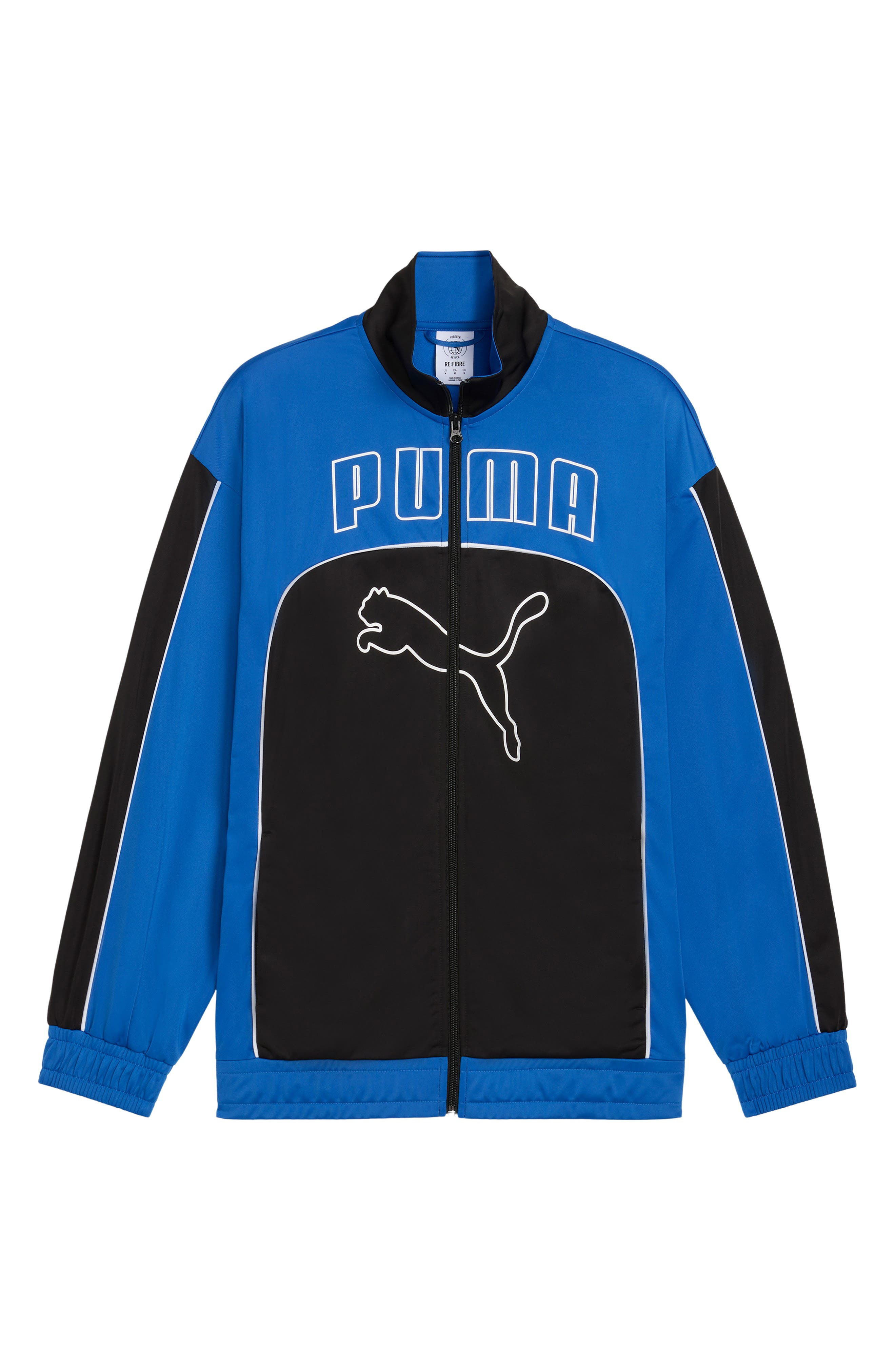 PUMA Future Archive Track Jacket in Mountain Blue/Puma Black at Nordstrom - 4