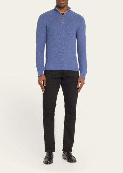 Ralph Lauren Men's Textured Half-Zip Sweater outlook